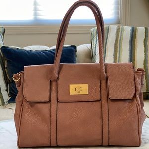 NWT Vegan Dusty Rose Satchel Tote